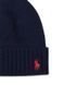Оригінальна шапка з логотипом 100% шерсть для хлопчика Polo Ralph Lauren Темно-синій (903556-18 navy lav25 (L (43 см))