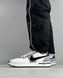 Кроссовки Nike Cortez White Black Grey мужские No brend Белый, Серый, Черный (A2735-5 wh-black (41 (26,5 см))