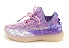 Кроссовки для девочек GFB Розово-фиолетовый (J312-2 pink-purple (28 (17,5 см))