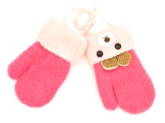 Рукавиці для дівчинки RuBi Темно-розовий (A-604 d-pink (2-3 років (обхват 13 см, довжина рукавиці 13 см))