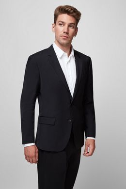 Пиджак, Блейзер Hugo Мужской Черный XS (FR 44) (632291-03 black)