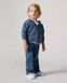 Дитячий комплект 3в1 Levi's (толстовка на флісі + футболка + штани) для хлопчика Біло-синій (340 set-pvu blue (62 (3m))
