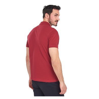 Мужская спортивная рубашка поло Barbour - Biking Red Бордовый (B. Li RE95 red lav25 (S)