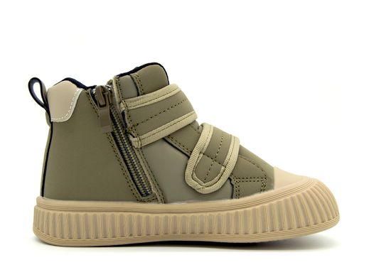 Демисезонные ботинки для мальчика Bessky Хаки (BE3452 khaki (27 (17,5 см))