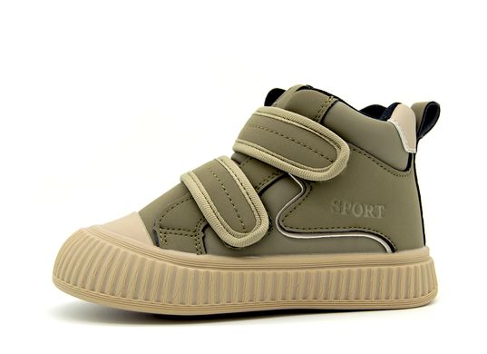 Демісезонні черевики для хлопчика Bessky Хакі (BE3452 khaki (33 (21 см))