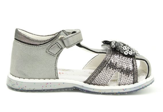 Босоножки для девочки Y.TOP Темно-е серебро (HL2026-35 d-silver (31 (19,5 см))