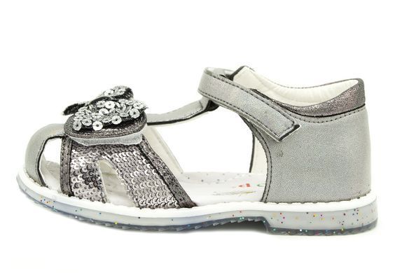 Босоножки для девочки Y.TOP Темно-е серебро (HL2026-35 d-silver (31 (19,5 см))