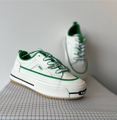Кроссовки для деток Kimboo Бело-зеленый (W2389 white-green (36 (22,8 см))