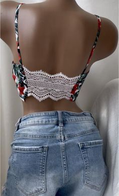 Топ на завязке женский Tezenis Разноцветный (1MT183 jungle (M))