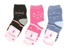 Комплект дитячих шкарпеток Lion Різнокольорові (Camel 373 bl-bl-pink (5-8 років)
