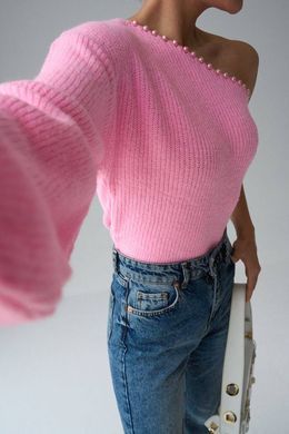 Свитер женский QU STYLE Розовый (TK241216 pink (Универсальный (SML))