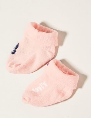 Комплект для малышей Levi's 2в1 Боди-ромпер-песочник и носки, для девочек Белый (849 set pvu white (62 (3m))