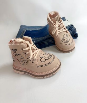 Демісезонні черевики для дівчинки, що світяться Jong Golf Пудровий (A30614 pink (23 (15 см))