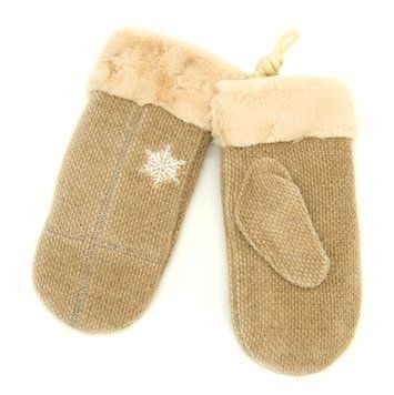 Варежки женские Ronaerdo Коричневый (S3007 brown (all size (длина 22 см))