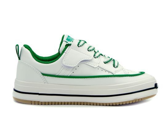 Кроссовки для деток Kimboo Бело-зеленый (W2389 white-green (31 (20 см))