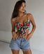 Топ на завязке женский Tezenis Разноцветный (1MT183 jungle (M))