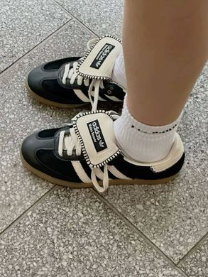 Кросівки ADIDAS SAMBA PONY TONAL WALES BONNER CORE BLACK жіночі Adidas Чорний (IE0578 black (37 1/3 (23 см))