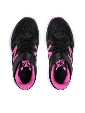 Кросівки для дівчинки New Balance Чорний (NB YT570CRK black (30 (на язичку - 17,5 см, по факту - 19,5 см))