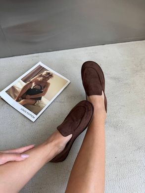 Замшеві лофери Meideli Жіночі Шоколадний 36 (23 cм) (t225 chocolate)