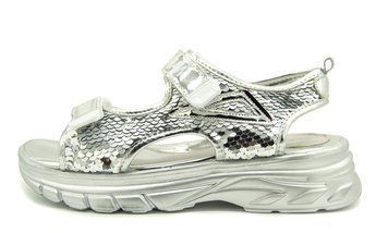 Босоножки для девочки Kimbo Серебристый (FG395-3Y silver (35 (23 см))