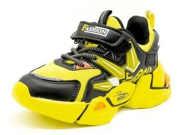 Кросівки для хлопчика KIMBO Чорно-Жовтий (KJ825-2A black-yell (28 (17 см))