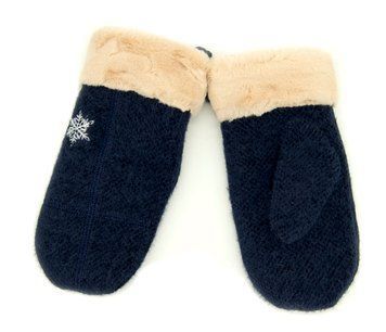 Варежки женские Ronaerdo Синий (S3007 blue (all size (длина 22 см))