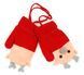 Варежки для девочки MOZ.ART Красно-Розовый (2830 red-pink (2-5 лет (обхват 13 см, длина перчатки 13,5 см))