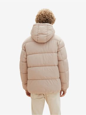 Зимняя куртка Пуффер мужская Tom Tailor Бежевый (1039404 beige S)