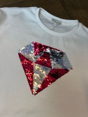 Свитшот на флисе для девочки Piazza Italia Белый (PIT1501 180 white (11-12 лет (152))
