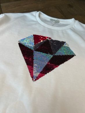 Свитшот на флисе для девочки Piazza Italia Белый (PIT1501 180 white (11-12 лет (152))