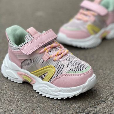 Кроссовки для девочки KIMBO Белый C розовый (z893 white-pink (31 (20 см))