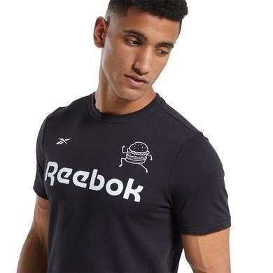 Футболка с коротким рукавом и сезонной графикой Reebok Graphic Series мужская Черный (ODY001 Rbk black lav25 (M)
