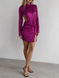 Костюм: боді + спідниця Жіночий Missy Empire Фіолетовий EU (44), UK(16), XXL Код: ME7432-8 purple