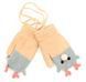 Рукавиці для дівчинки MOZ.ART Бежево-сірий (2830 beige-grey (2-5 років (обхват 13 см, довжина рукавиці 13,5 см))