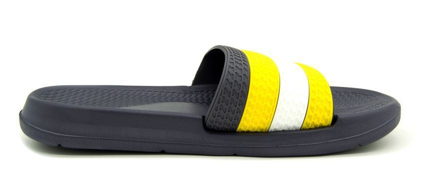 Шлепанцы для мужчин Plaazzo Черный с желтым (3100-2 black-yell (40 (26 см))