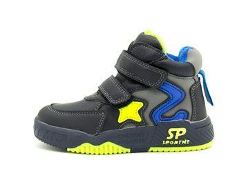 Хайтопы для мальчика BBT Kids Синий с салатовым (R5878-1 blue-green (32 (20 см))