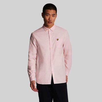 Сорочка Lyle & Scott Regular Fit Oxford Рожева чоловіча (W488 light pink lav25 (L)