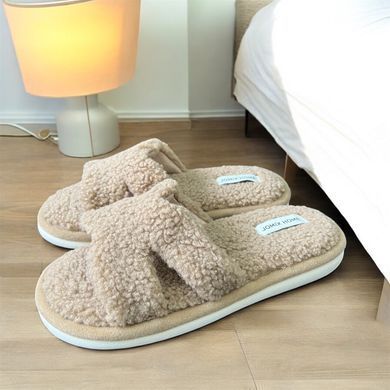 Комнатные тапочки в стиле Hermes женские Jomix Home Бежевый (md102 beige (36 (24,5 см))