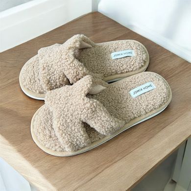 Комнатные тапочки в стиле Hermes женские Jomix Home Бежевый (md102 beige (36 (24,5 см))