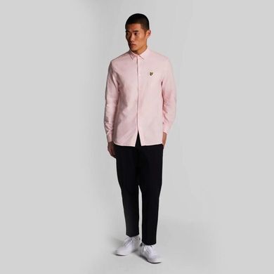 Рубашка Lyle & Scott Regular Fit Oxford Розовая мужская (W488 light pink lav25 (L)