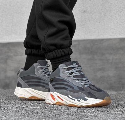 Зимові Кросівки&nbsp;Adidas Yeezy Boost 700 V чоловічі No brand Сірий (2695-5 ch grey 46 (30 см))