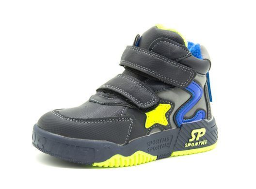 Хайтопы для мальчика BBT Kids Синий с салатовым (R5878-1 blue-green (27 (17 см))
