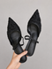 Слингбэки с вышивкой, туфли в стиле Zara Женские Meideli Черный 40 (26 см) Код: F566 black