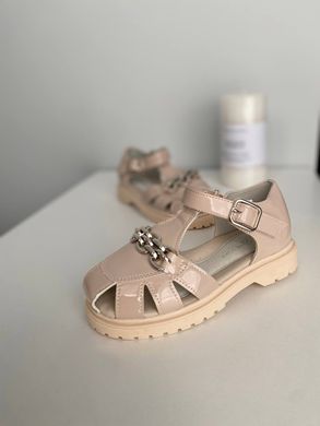 Босоніжки для дівчинки Bessky Бежевий (B2887 beige (﻿27 (17,5 см))