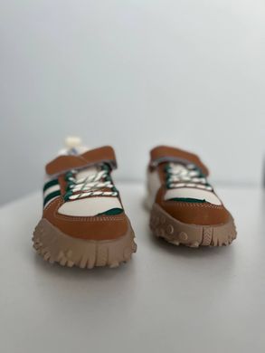 Кросівки для хлопчика Y.Top Коричнево-зелений (JY3327-17 brown-green (36 (22 см))