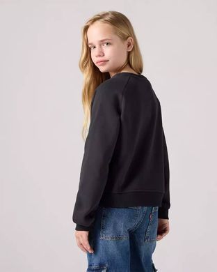 Толстовка на флісі для дівчаток з логотипом Levi's Чорний (085 pvu jet black (92 (2A))