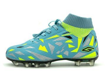 Бутси для дітей Dugana Блакитний із салатовим (KRA2023 l-blue-green (35 (23 см))