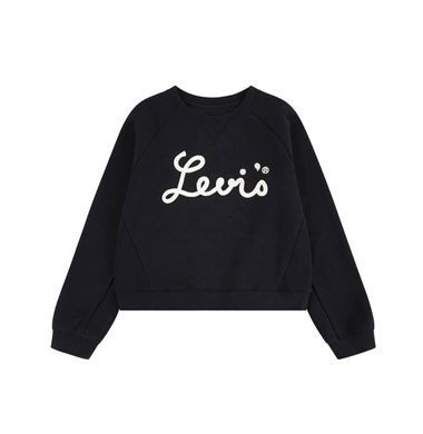 Толстовка на флісі для дівчаток з логотипом Levi's Чорний (085 pvu jet black (92 (2A))