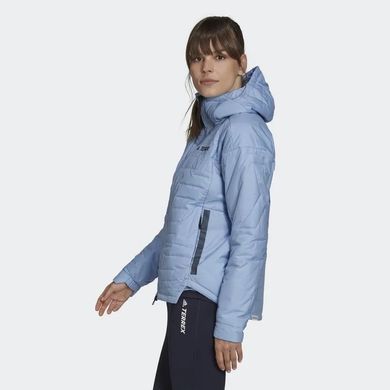 Куртка анорак ADIDAS TERREX MYSHELTER PRIMALOFT PARLEY PADDED унісекс Adidas Блакитний (GV4816 blue (жіноча-M, чоловіча-S)
