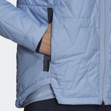 Куртка анорак ADIDAS TERREX MYSHELTER PRIMALOFT PARLEY PADDED унісекс Adidas Блакитний (GV4816 blue (жіноча-M, чоловіча-S)